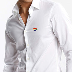 Love Is Love Pride Heart Enamel Pin