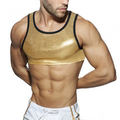 2 Piece Mens Crop Top Outfit