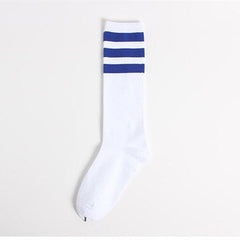 Retro Three Stripes Cotton Socks