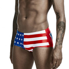 American Flag Swim Trunks