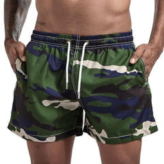 Jockmail Green Camo Board Shorts