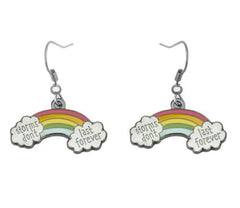 Storms Don't Last Forever Rainbow Earrings