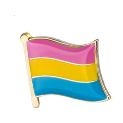 Pansexual Flag Enamel Pin