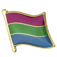 Polysexual Flag Enamel Pin