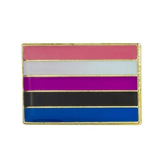 Genderfluid Pride Enamel Pin