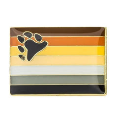 Bear Pride Enamel Pin