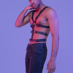 Full Body Bondage Leather Harness
