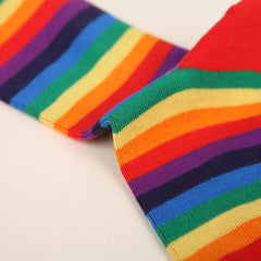 Striped Rainbow Socks