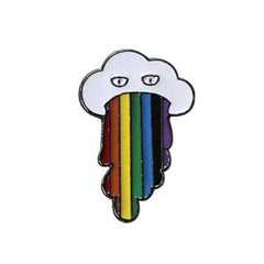 Rainbow Cloud Enamel Pin