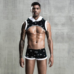 Sexy Gay White Christmas Costume