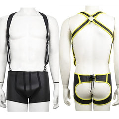 Backless Fetishwear Suspenders