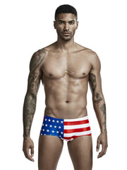 American Flag Swim Trunks