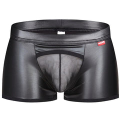 Kinky Transparent Leather Boxers