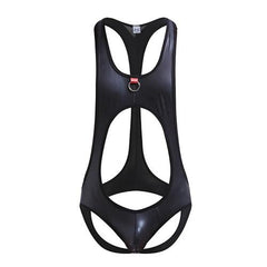 Kinky Leather Jockstrap Bodysuit