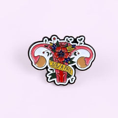 Grow A Pair Enamel Pin
