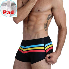 Pride Stripe Swim Trunks