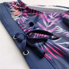 Floral Fern Swim Briefs