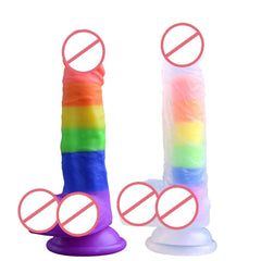 LGBT Pride Silicone Dildo / Sex Toy