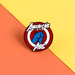 America's Ass Enamel Pin