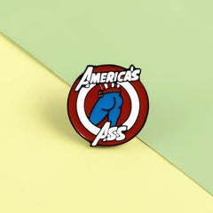 America's Ass Enamel Pin