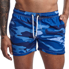 Jockmail Blue Camo Board Shorts