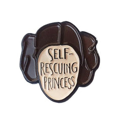 Self-Rescuing Princess Enamel Pin