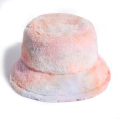 Fabulously Fluffy Tie-Dye Bucket Hat
