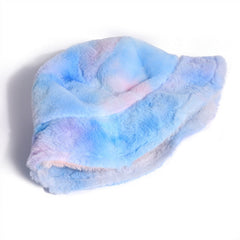 Fabulously Fluffy Tie-Dye Bucket Hat