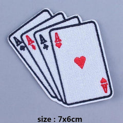 Asexual Aces Iron On Embroidered Patch