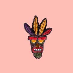 Aku Aku Crash Bandicoot Enamel Pin