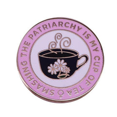 Smashing The Patriarchy Enamel Pin