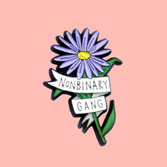 Non-Binary Gang Enamel Pin