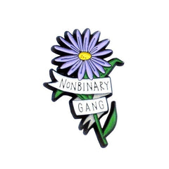 Non-Binary Gang Enamel Pin