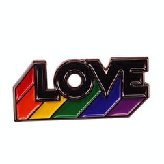 Love Is Love Rainbow Pride Enamel Pin