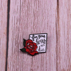 Fix Your Hearts Or Die Enamel Pin