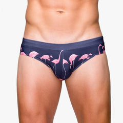 Sexy Flamingo Swim Briefs