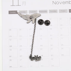 The Whale & The Astronaut Enamel Pin