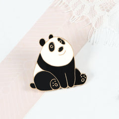 Cute Panda Enamel Pin