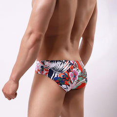 Light Floral Print Briefs