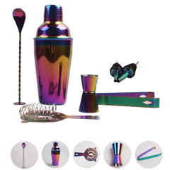 Rainbow Cocktail Shaker Set