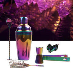 Rainbow Cocktail Shaker Set