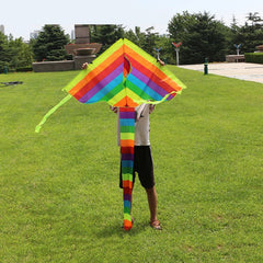 Long Tail Rainbow Pride Kite