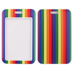 Rainbow Neck Strap Lanyard + ID Case