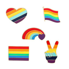 Fabulous Pride Enamel Pins Starter Pack (5 Piece)
