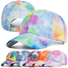 Tie-Dye Corduroy Baseball Cap
