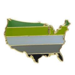 Queer USA Enamel Pins
