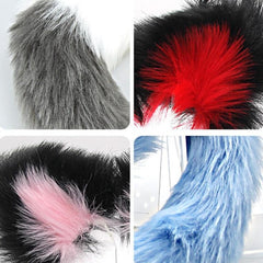 Cat Tail Butt Plug With Ear Headband