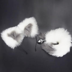 Cat Tail Butt Plug With Ear Headband