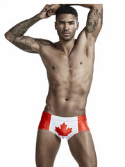 Canada Flag Swim Trunks
