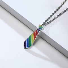 Gay Tie Necklace